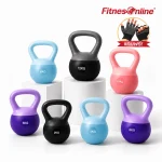 เคตเทิลเบล 2 kg ดัมเบลหูหิ้ว Kettlebell PVC แบบนุ่ม ออกกำลังกาย ฟิตเนส เวทเทรนนิ่ง Home Gym